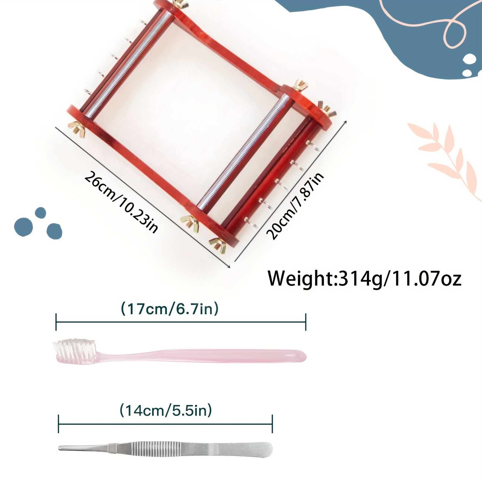 Hobbyworker Wooden Bead Loom