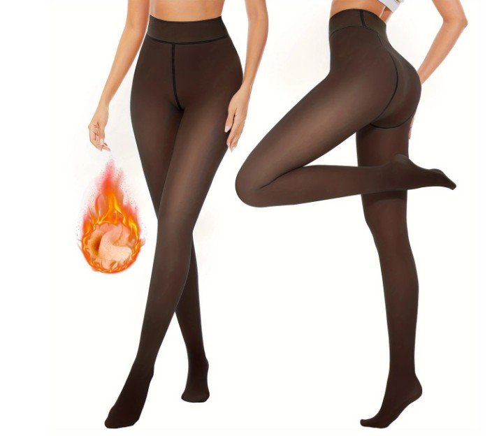 Translucent Fleece Lined Tights
