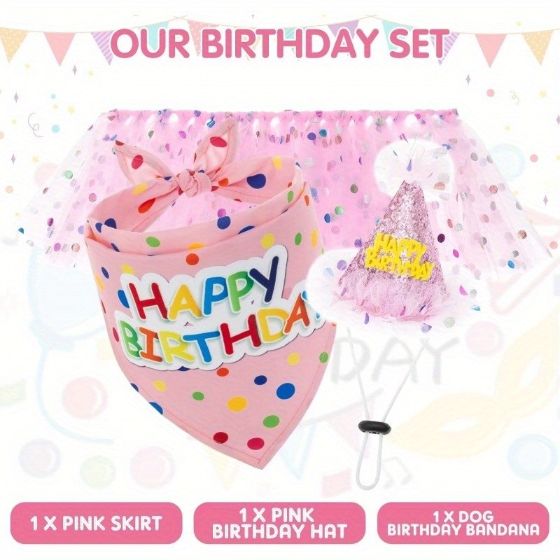 Birthday Accessories for Dogs