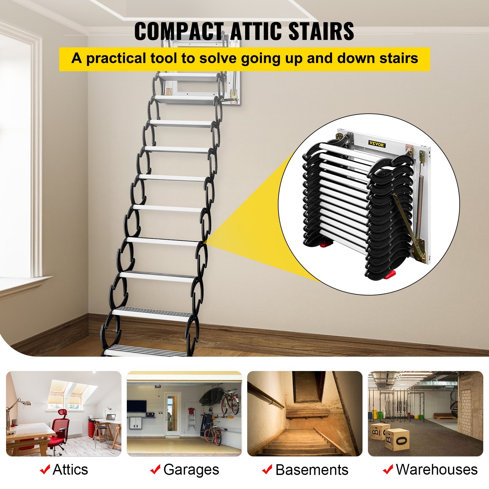 Telescopic Attic Ladder