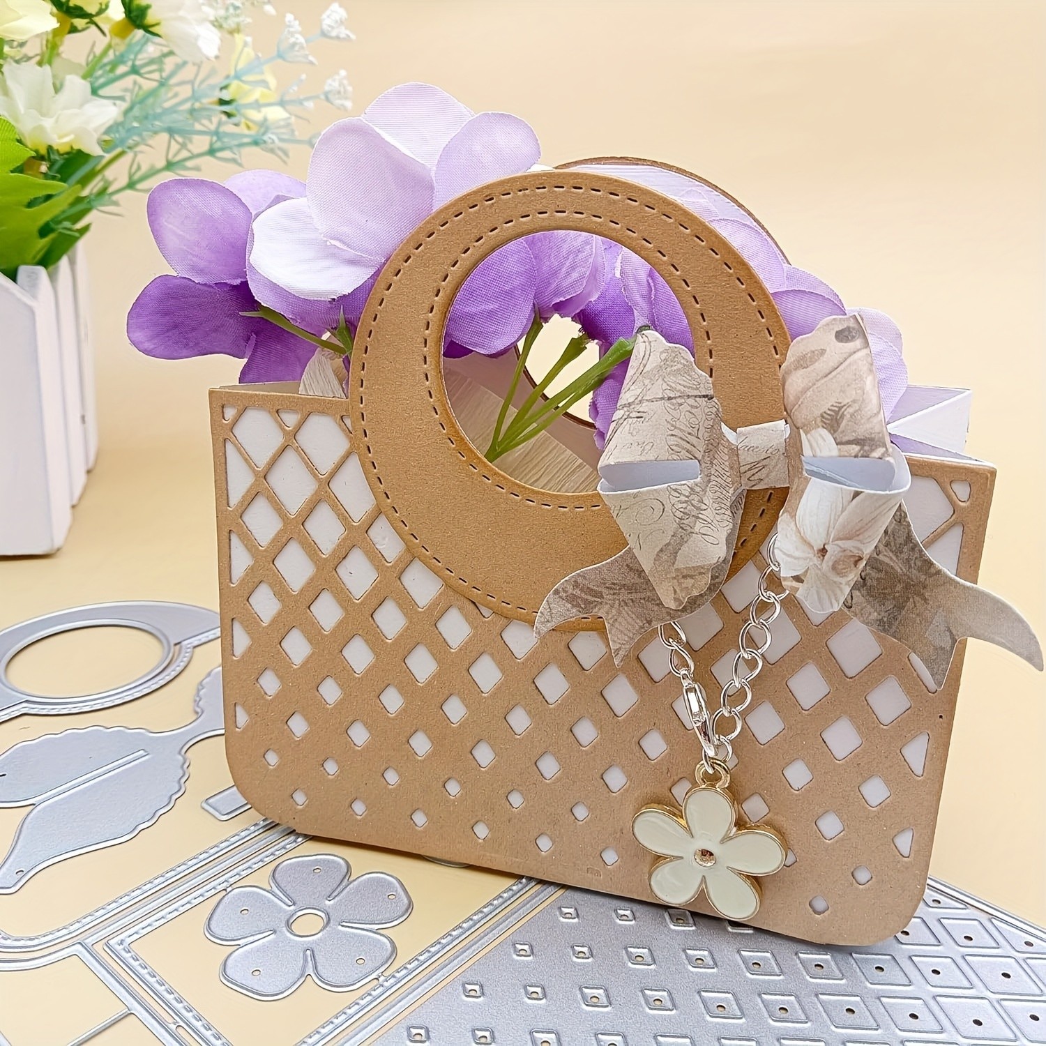 ALINACUTLE Metal Cutting Die Cuts for Tote Bag Gift Boxes