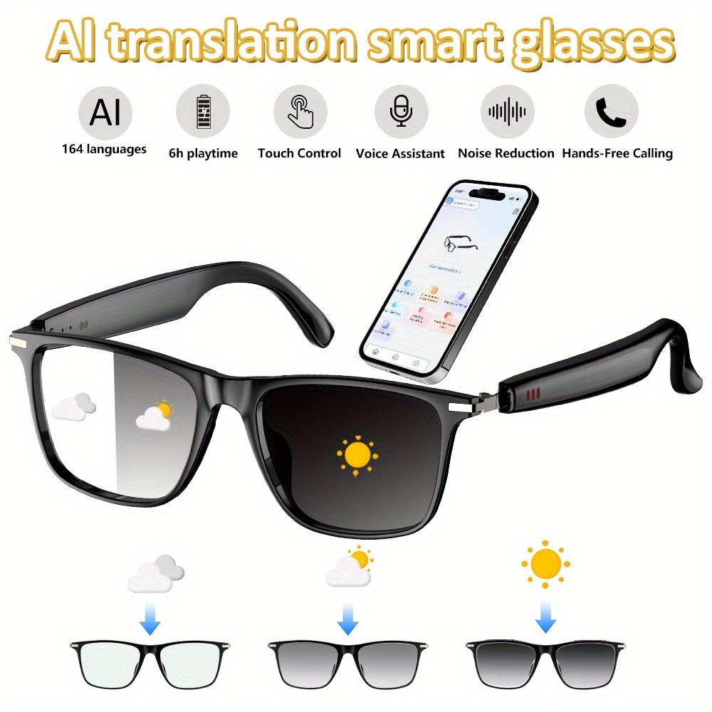 PEJE Smart Glasses with Translator AI