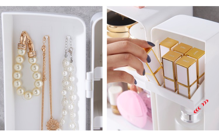 Skincare Finishing Box  Double Door Storage Organizer