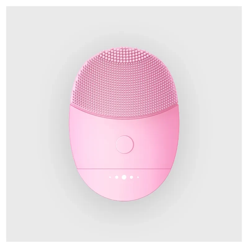 Silicone Sonic Facial Cleansing Brush (Pink)