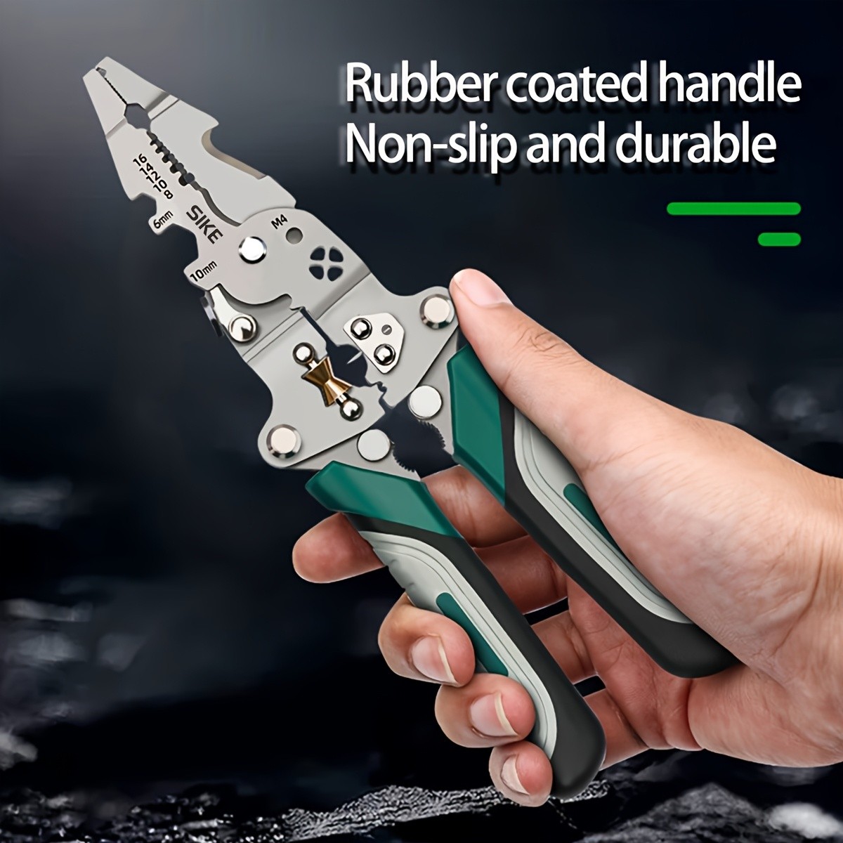 SIKE Collapsible Multi-Function Electrician's Industrial Grade Wire Stripper