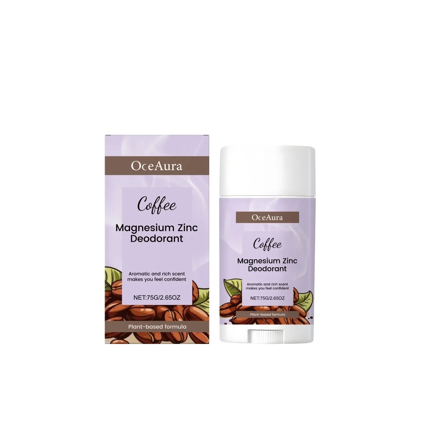 OceAura Coffee Magnesium Zinc Deodorant