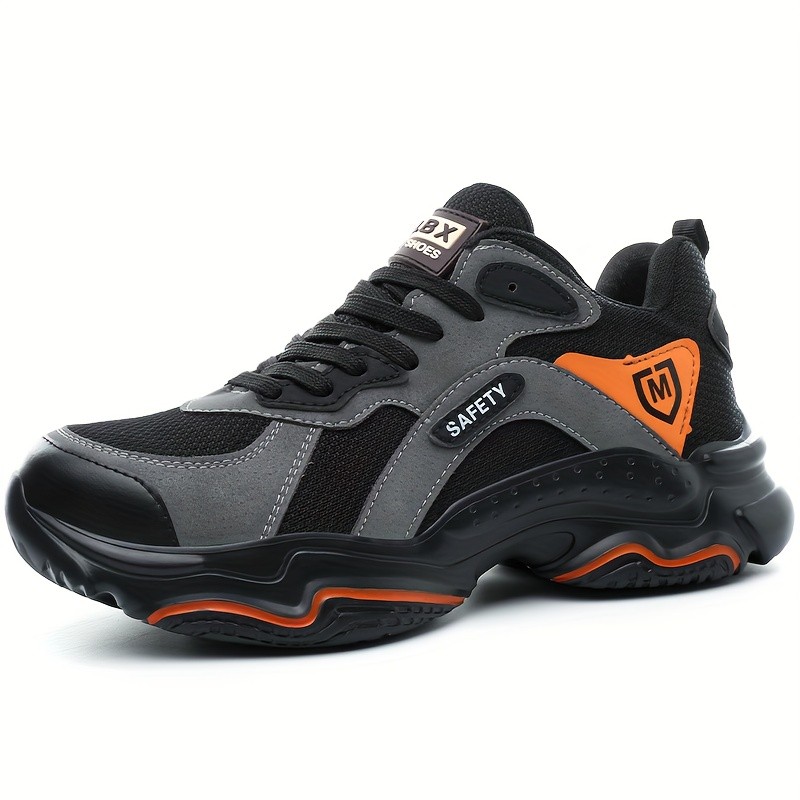 AMAWEI Men's Shoes with Metal Toes