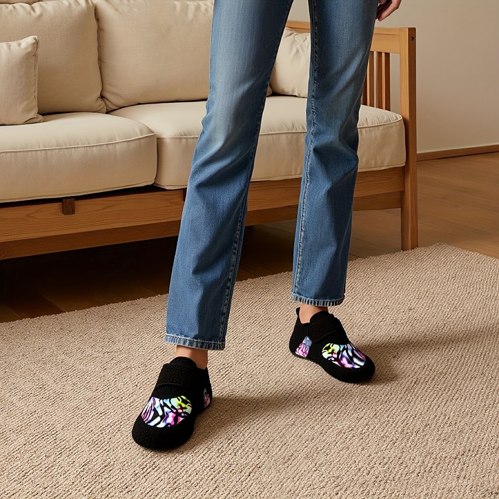 L-RUN Women's Lightweight Cozy House Slippers