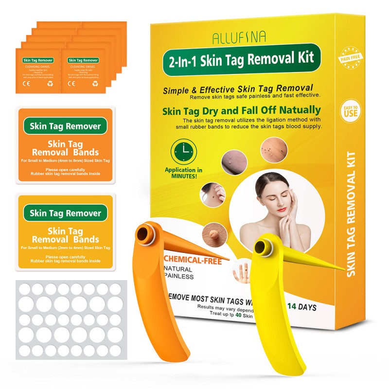 Allufina Large Small Size Orange Meat Mole Remover