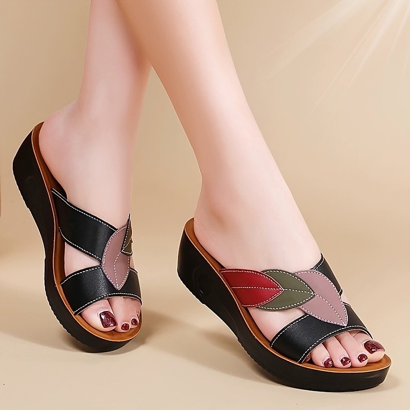 ADO STAP Women's Thick-Soled Sloping Heel Summer Shoes