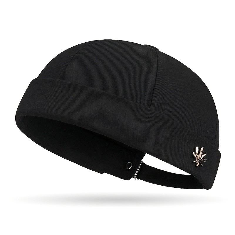 ROORUNS Women's Adjustable Snapback Hat with Maple Leaf Design