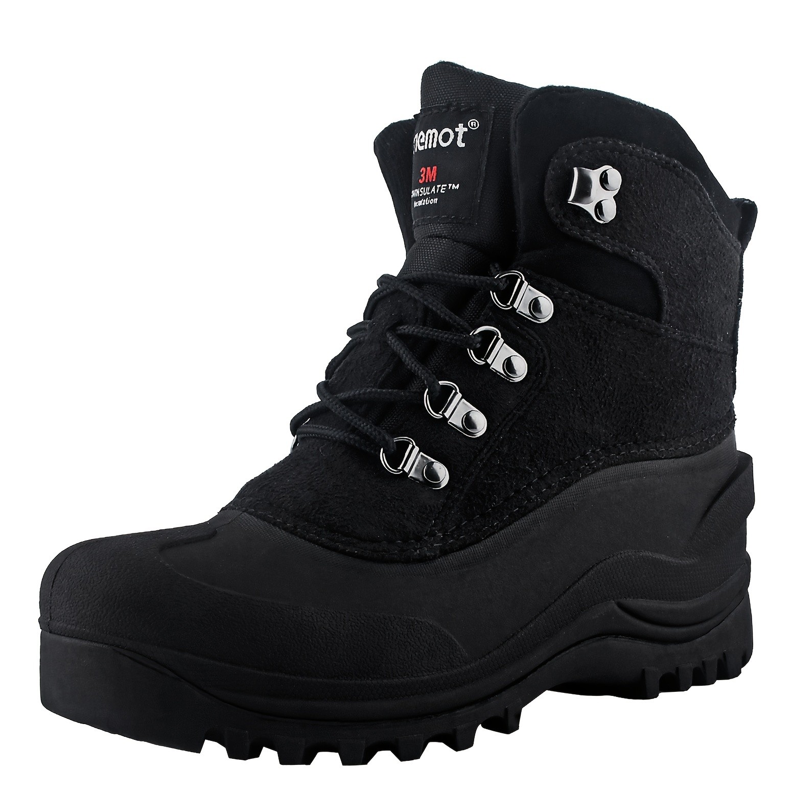 RIEMOT Mens Winter Snow Boots