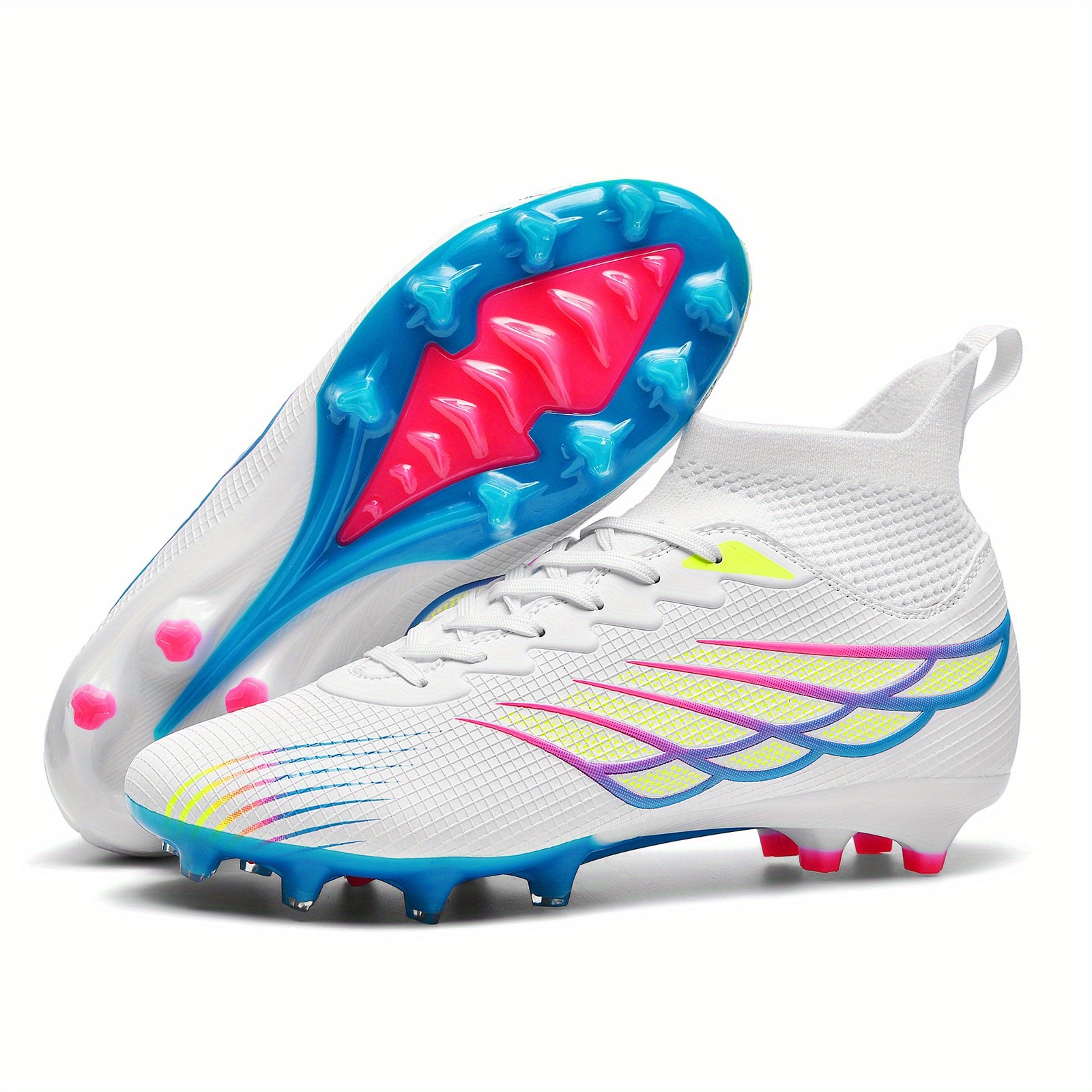 WEJIESS Mens Premium Seamless Upper Soccer Cleats