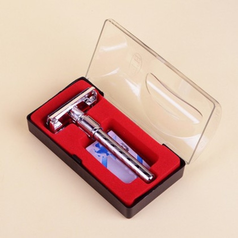 Simple classic men's vintage manual razor