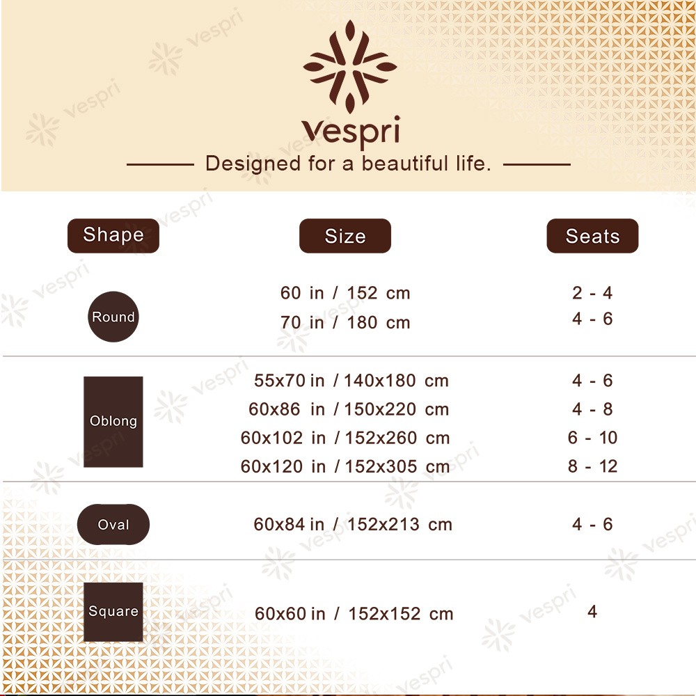 VESPRI Valentines Day Tablecloths