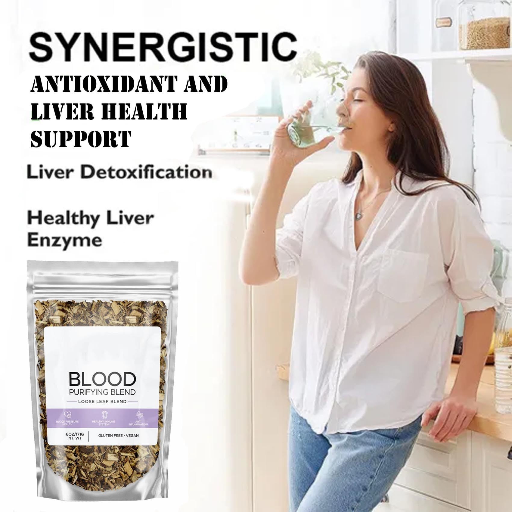 Blood Purifying Blend Natural Antioxidant and Liver Health Support