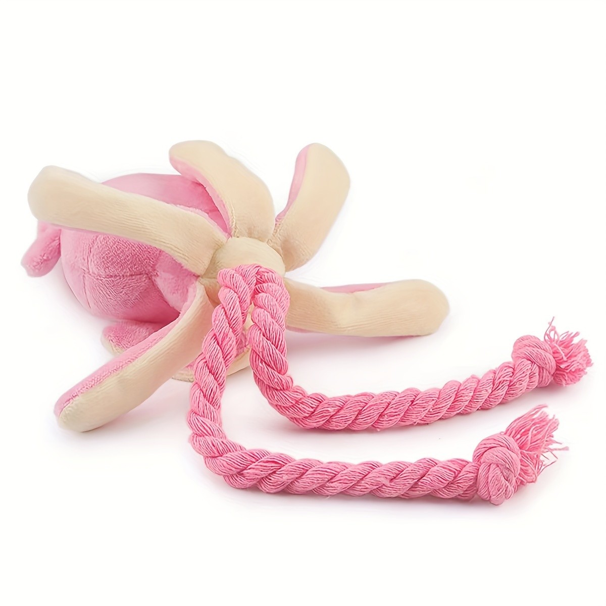 SUPET 1pc Octopus Design Pet Grinding Teeth Squeaky Plush Toy