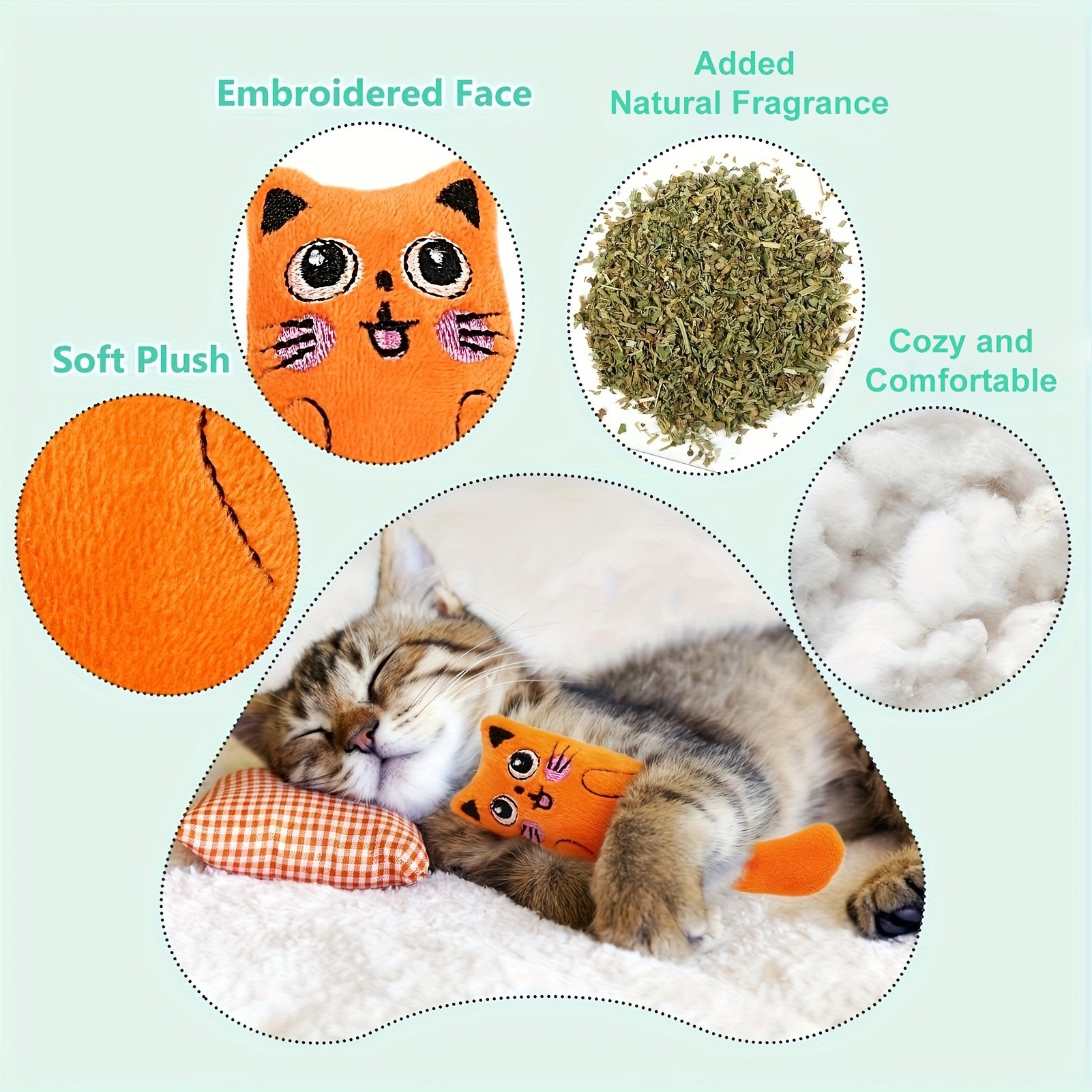 SCHITEC Cat Interactive Venting Toy 4pcs Set