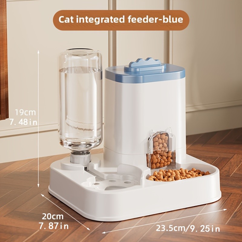 TASAHNI Automatic Dog Water Dispenser with Bowl