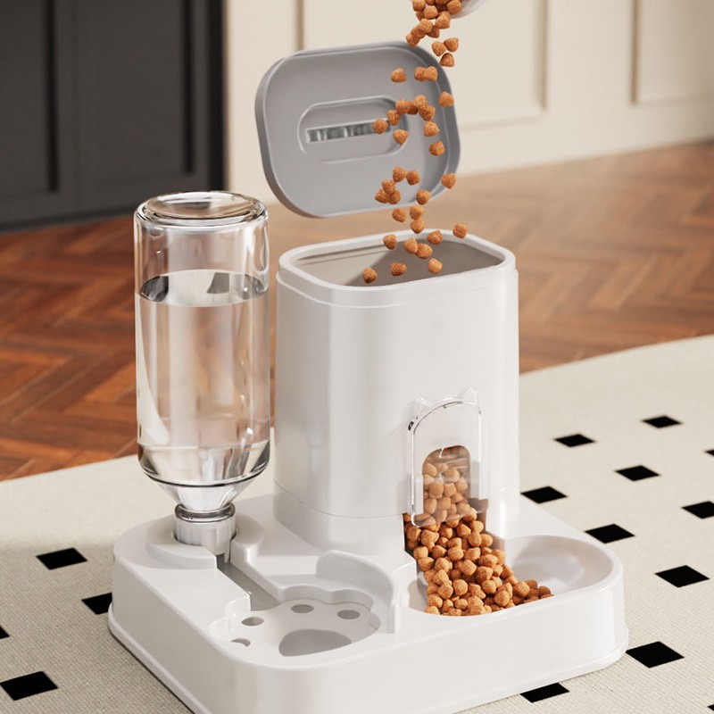 TASAHNI Automatic Dog Water Dispenser with Bowl