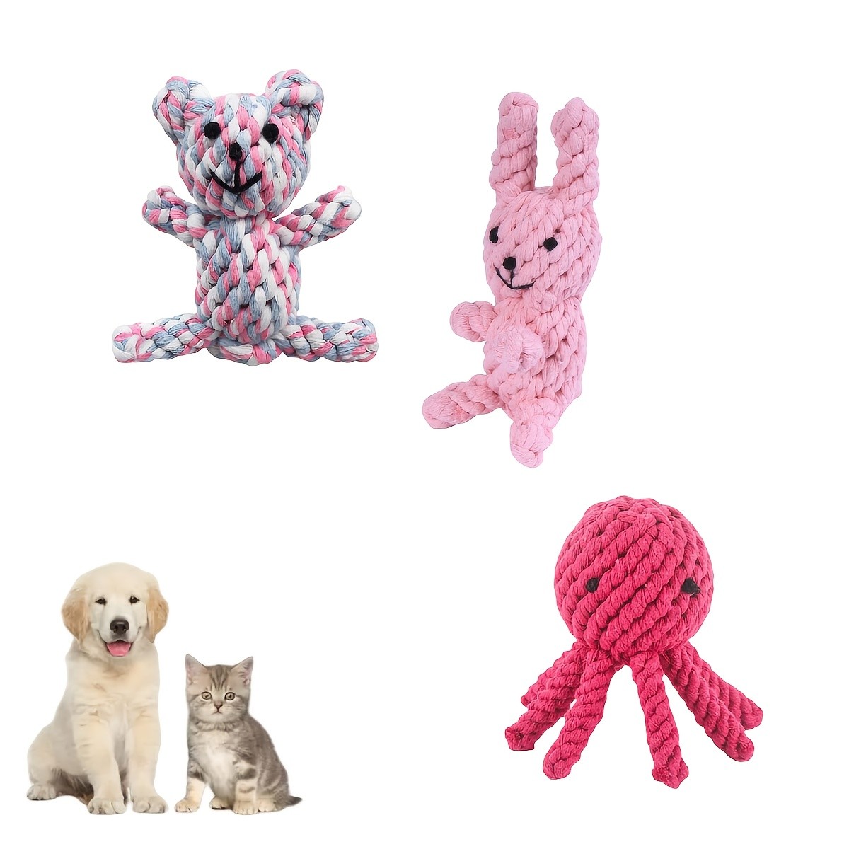 SUNGDOGIN Teething Toys & Dog Leashes