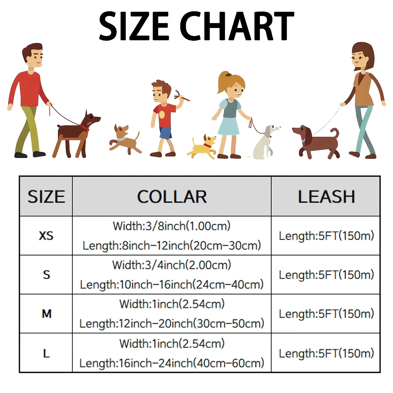 JOYTALE Dog Leash Durable Nylon Pet Rope Collar Set