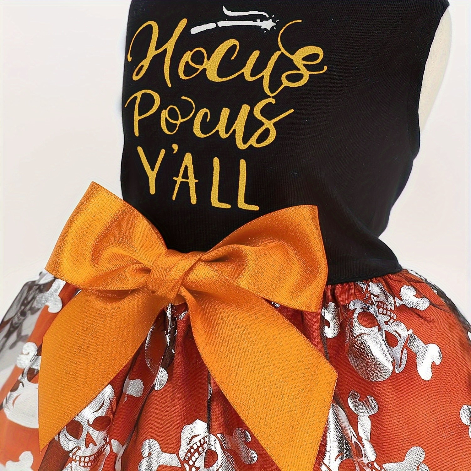 BAMDA Funny Dog Halloween Tulle Dress