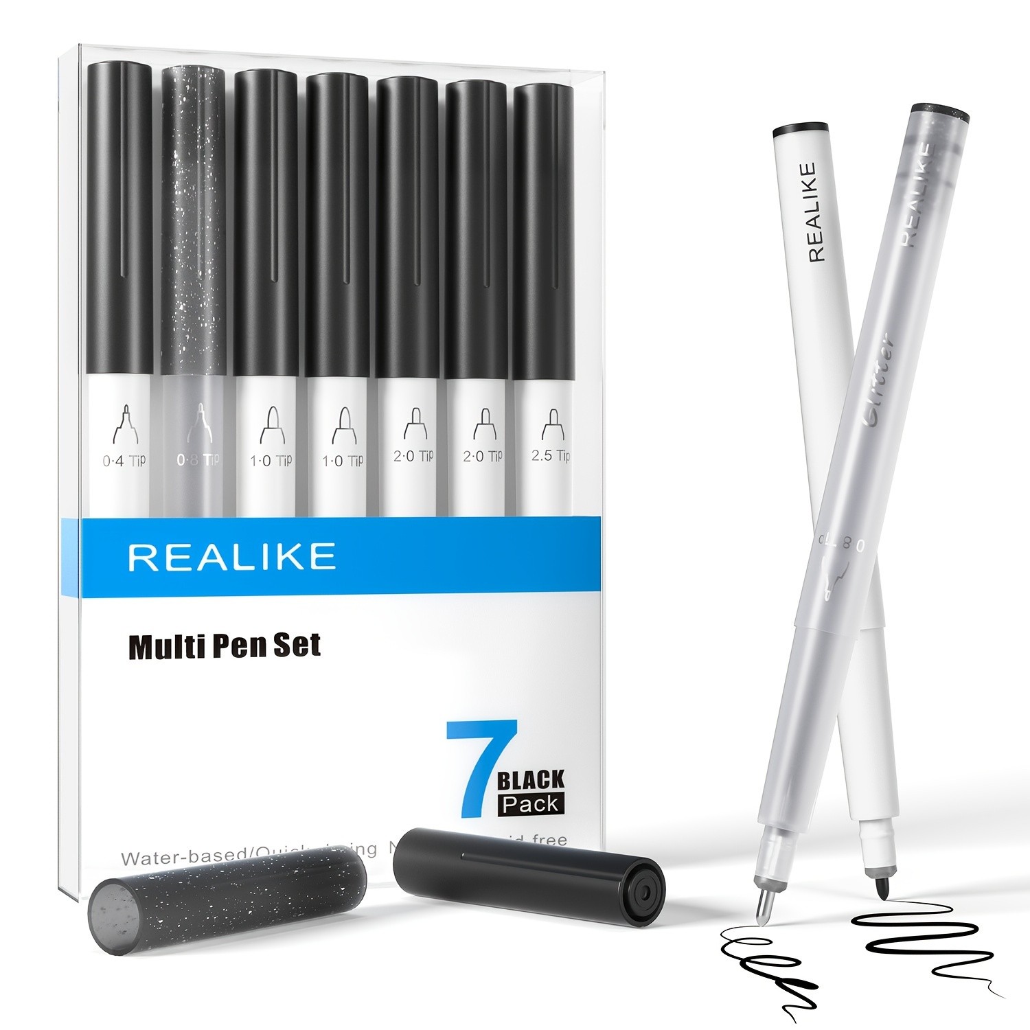 REALIKE Variety Black Pens for Cricut Maker and Explore Series