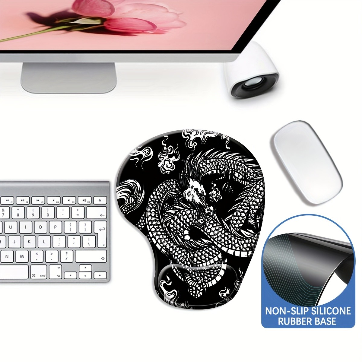 FOBIANJIE Stylish Mouse Pad with Wrist Support