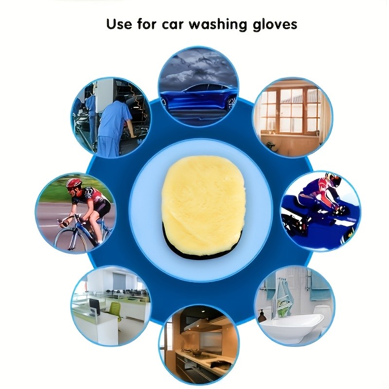 GOBITELI Soft Microfiber Car Cleaning Gloves