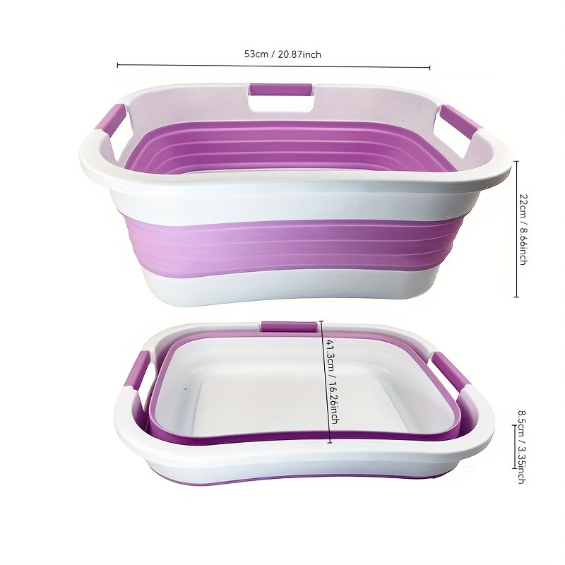 SAMMART 30L Collapsible Laundry Basket