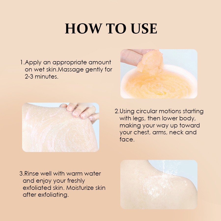 Turmeric & Vitamin C Body Scrub: Deep Cleansing & Skin Revitalizing