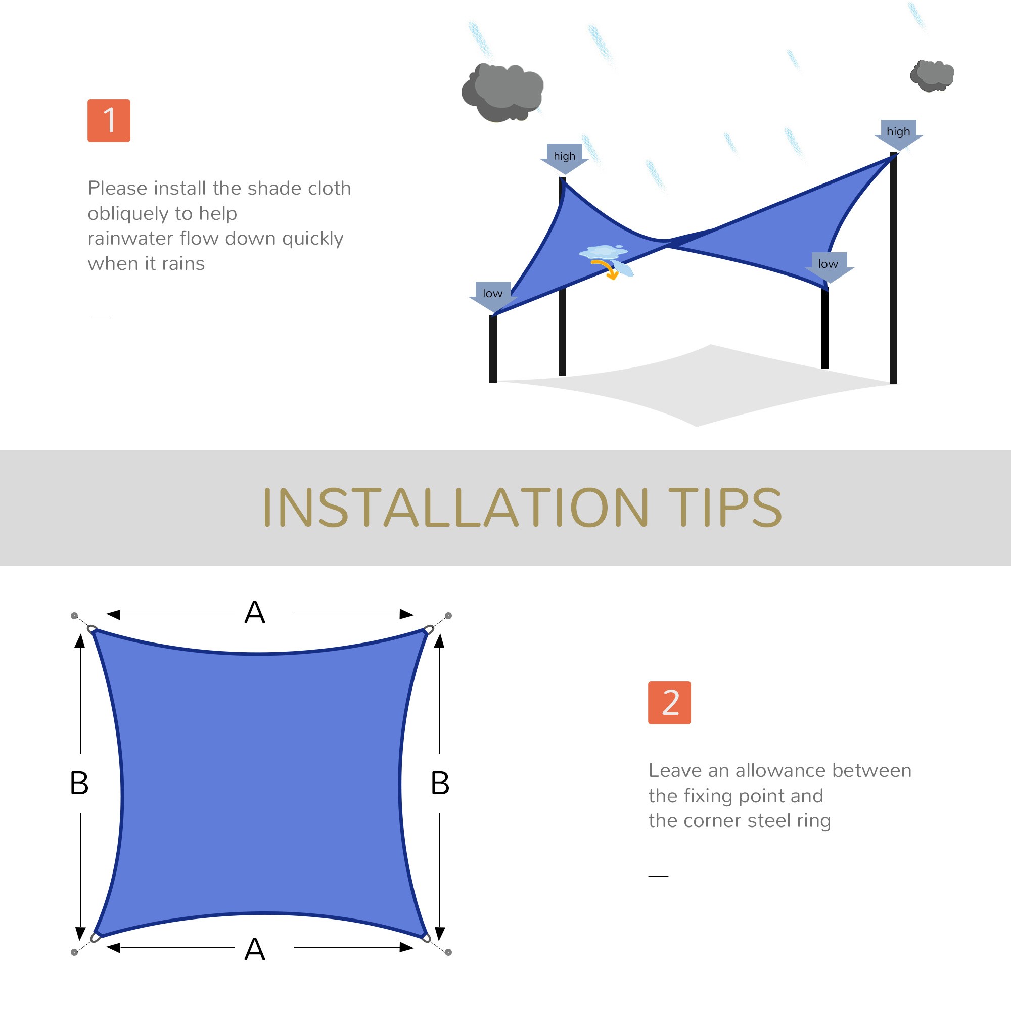 Sun Shade Sail Canopy