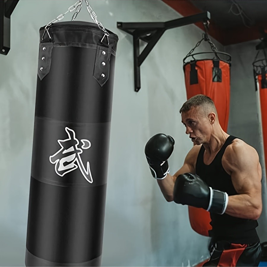 Kick Boxing Set with Ceiling Hook Steel Chain Perfect for Home Gym Training