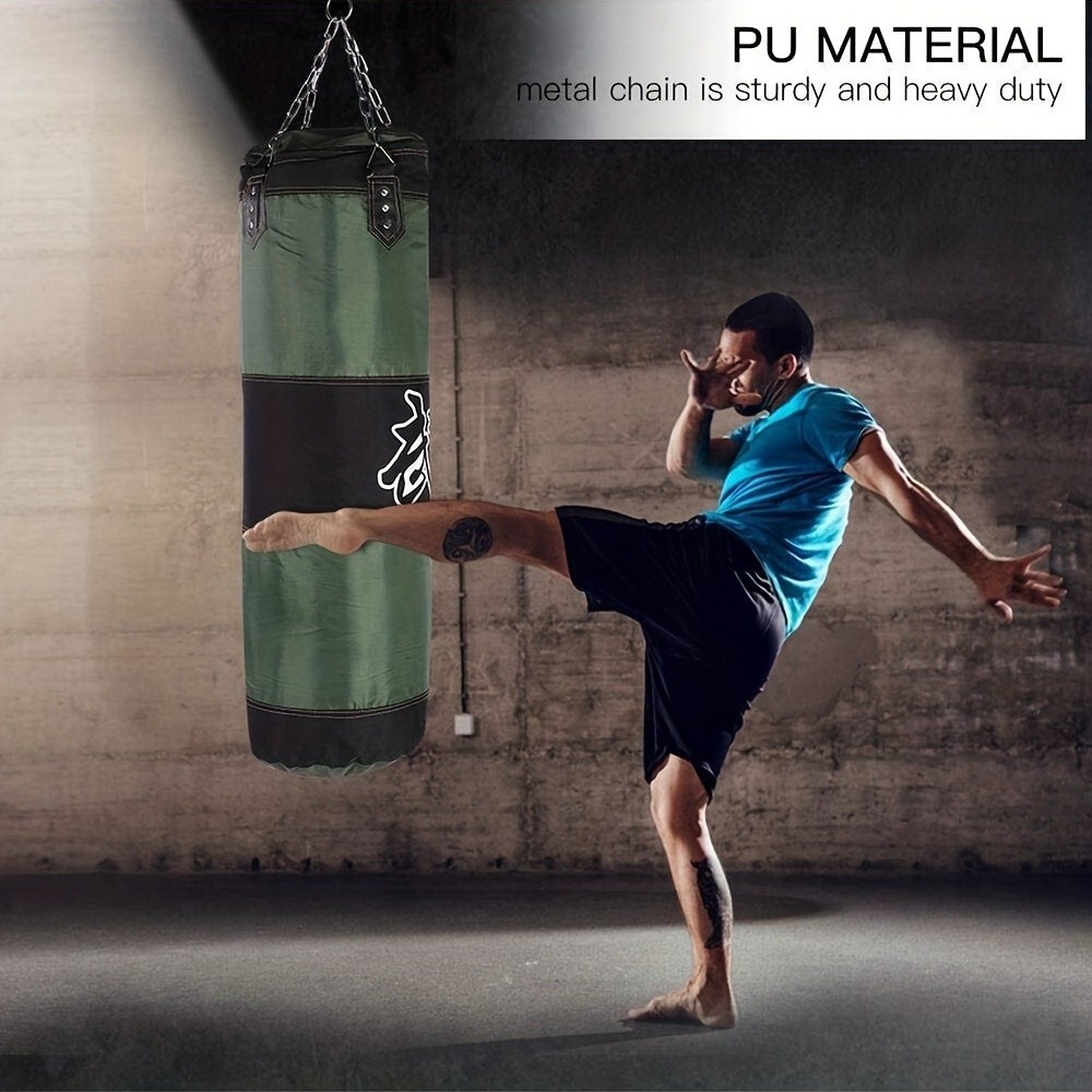 Kick Boxing Set with Ceiling Hook Steel Chain Perfect for Home Gym Training