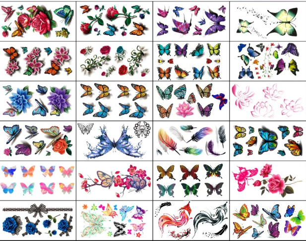 3D Tattoo Stickers