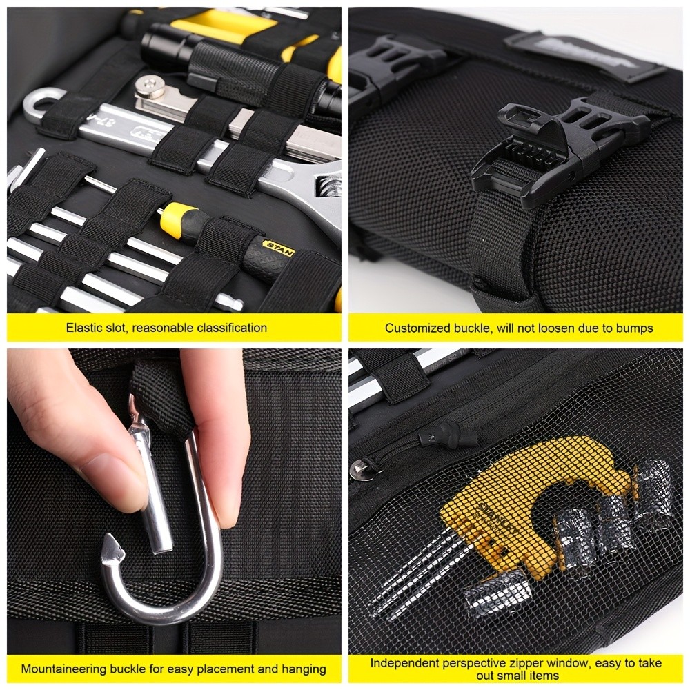 Rhinowalk Motorcycle Bag with Tool Storage
