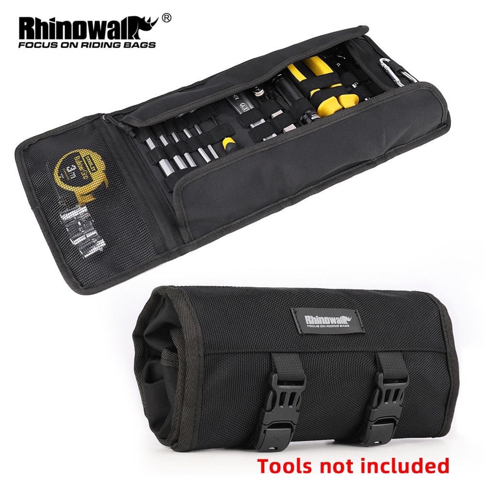 Rhinowalk Motorcycle Tool Reel Saddle Bumper Bag