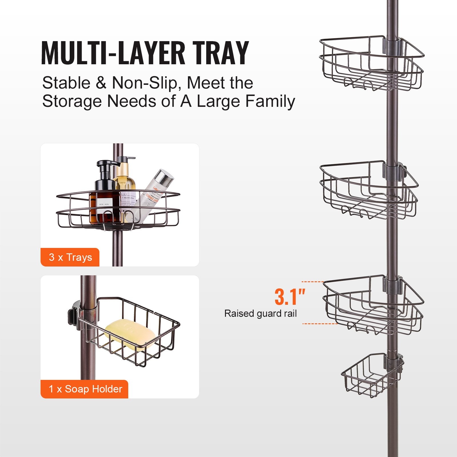 Shower Tension Pole