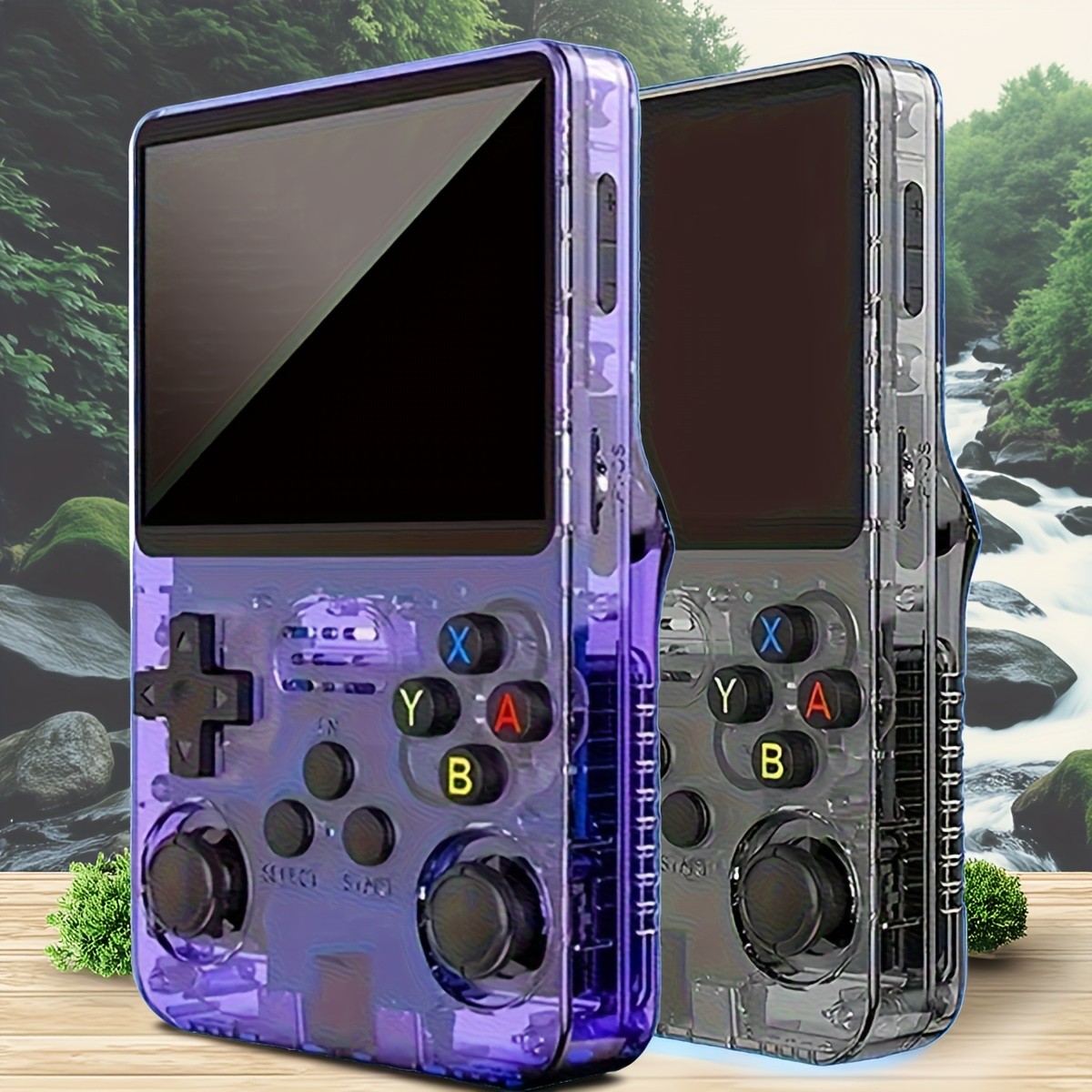 Retro Handheld Game Console Long Battery Life 3500mAh, USB Charging, Supports Multiple Games, 3.5-Inch Display, 64G TF Card, Ideal for Christmas, Thanksgiving, and Black Friday Gifts