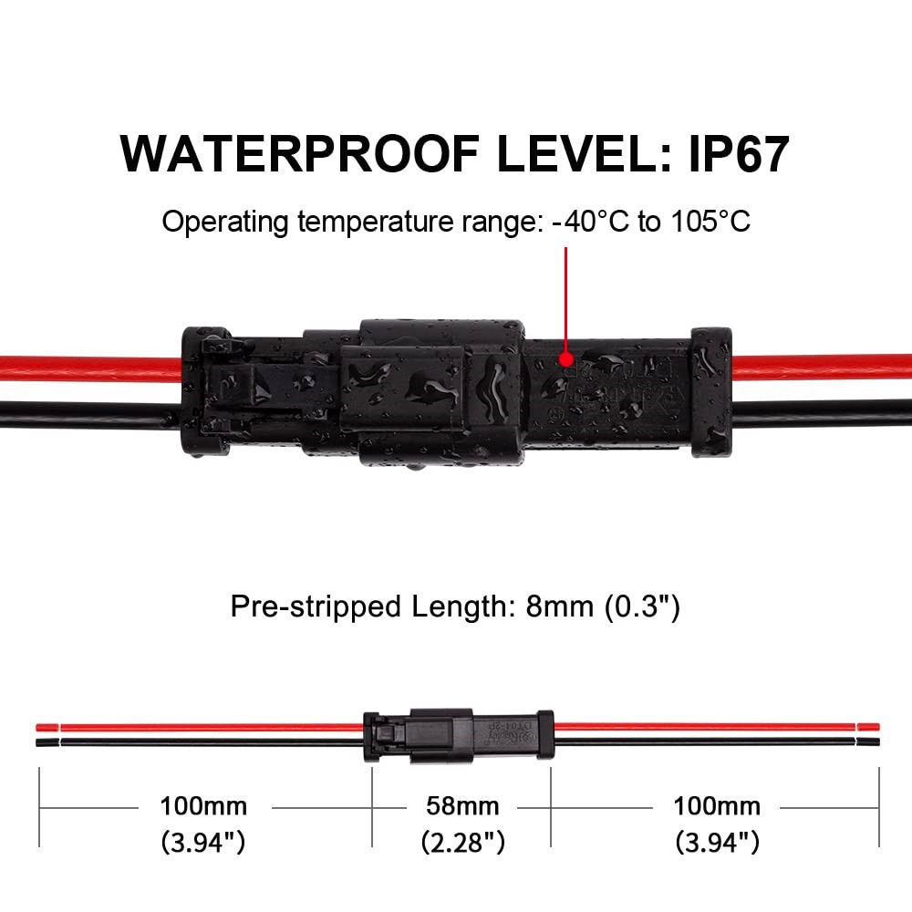 2-Pin Connector Plugs