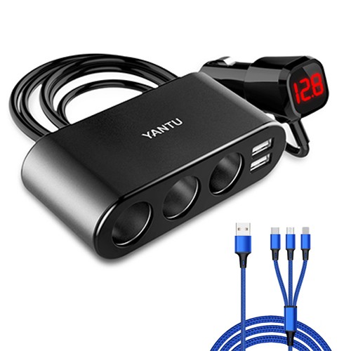 Car Dual Outlet Adapter