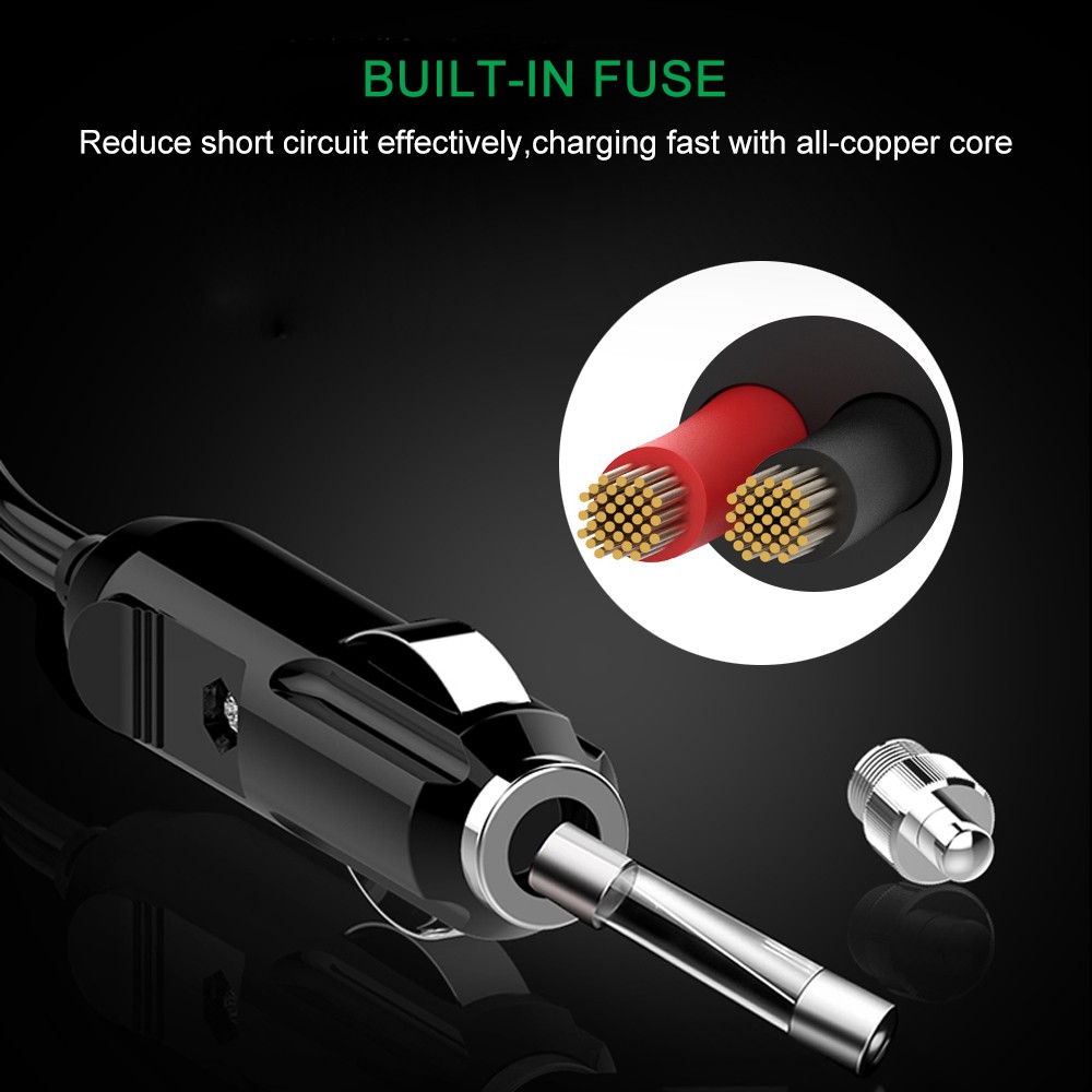 Car Dual Outlet Adapter