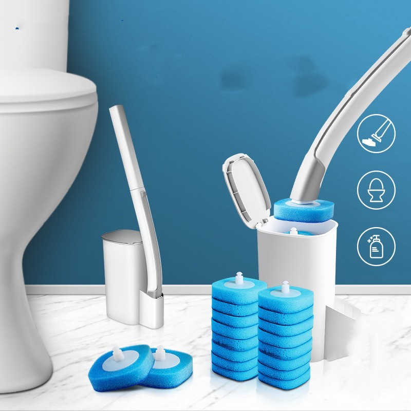Brush Head Toilet Brush Set