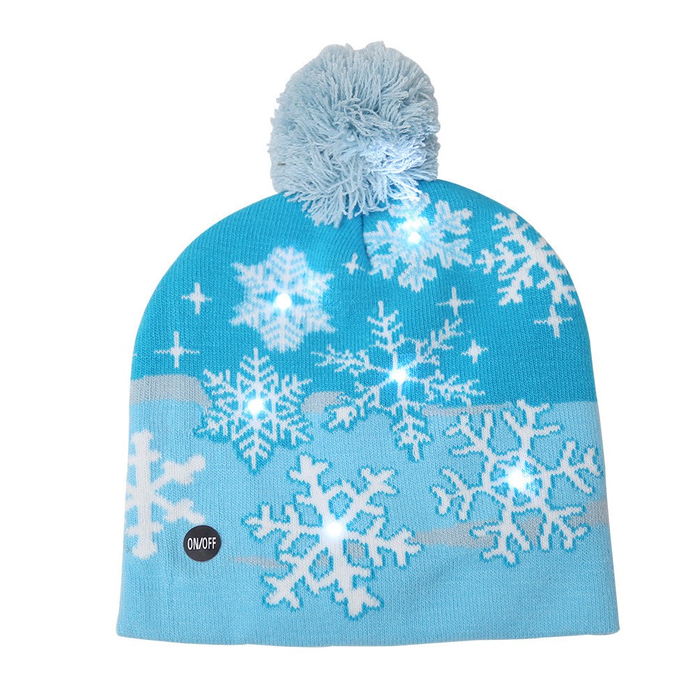 LED Christmas Knitted Hat