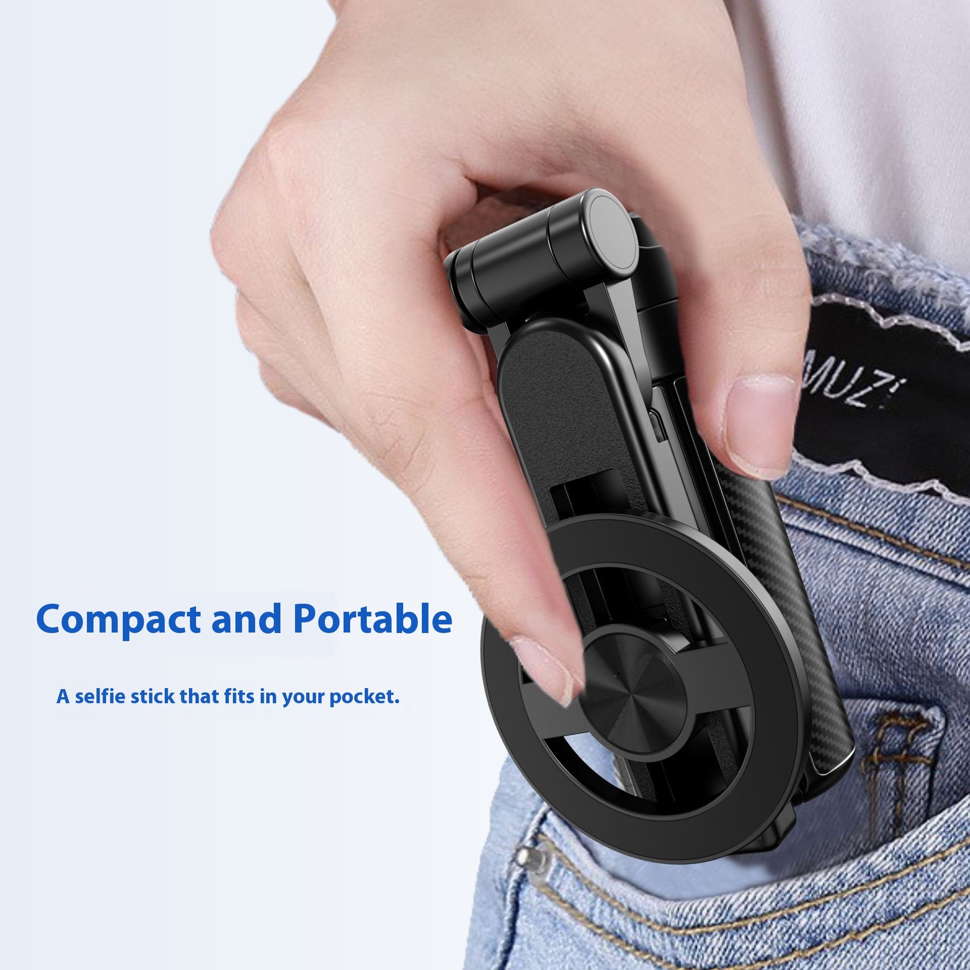 4-in-1 Multifunctional Magnetic Selfie Stick