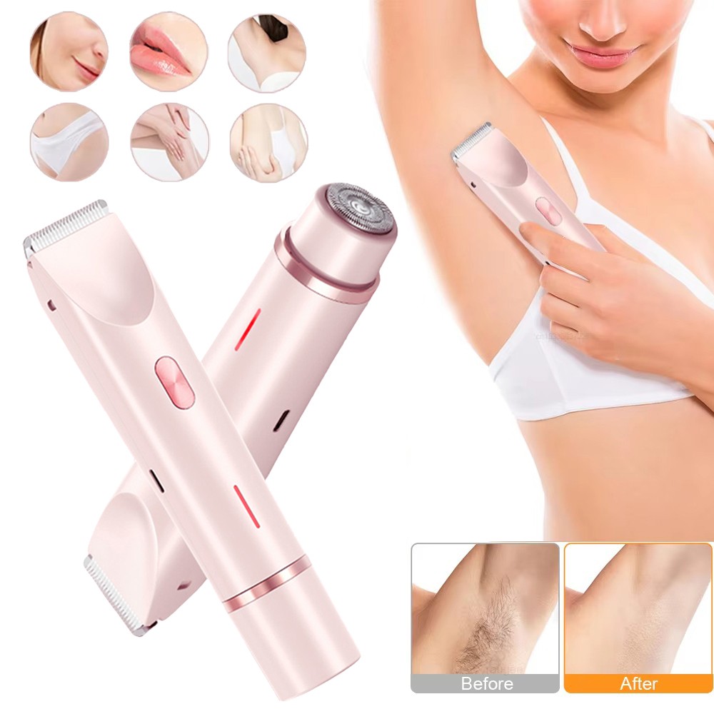 2-in-1 Painless Bikini Hair Trimmer