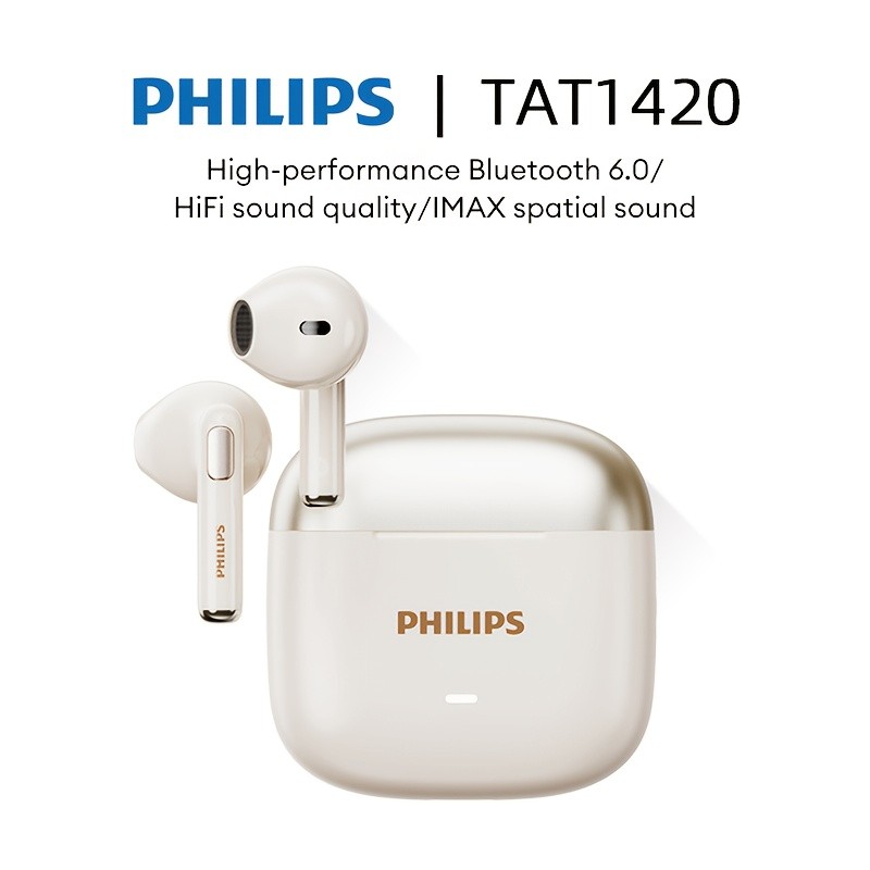 Philips Wireless Earbuds Compact True Wireless Sound with Everyday Comfort