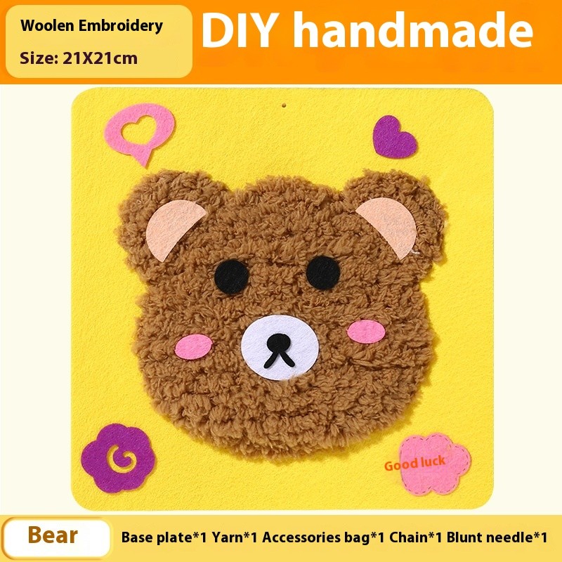 DIY Embroidery Doll Set