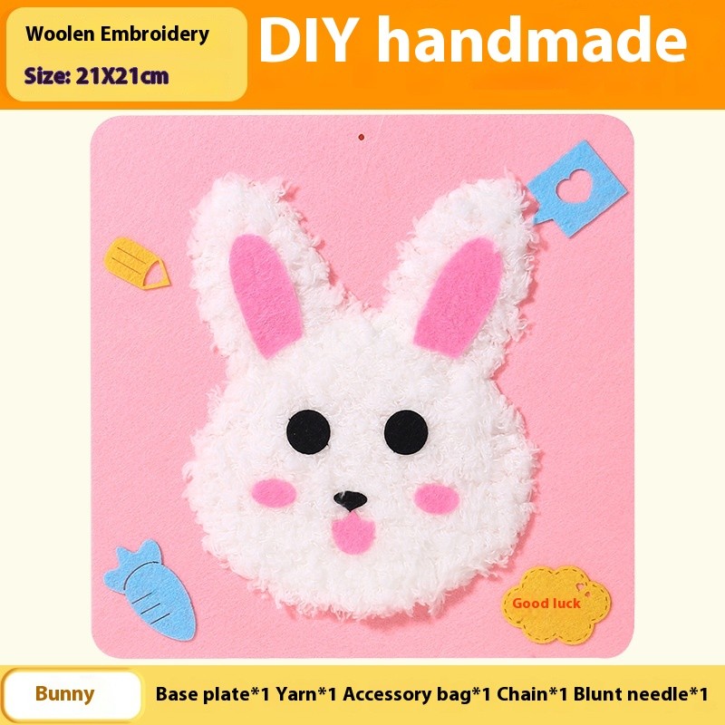 DIY Embroidery Doll Set